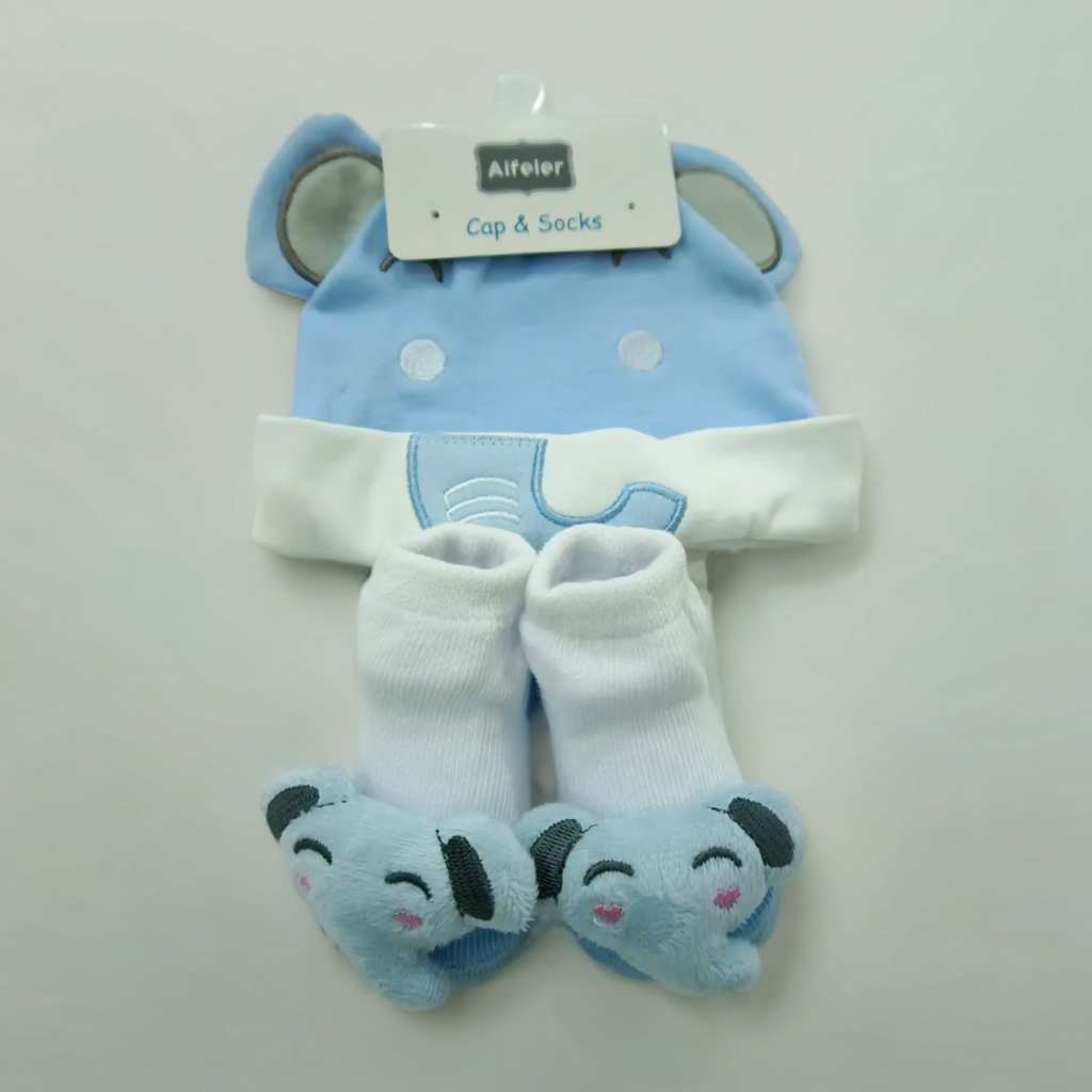 Baby Cap & Socks Set 