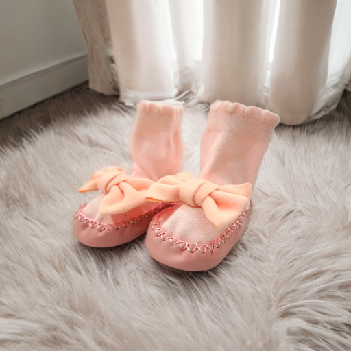 Baby Girls Floor Socks (Anti-Slip)